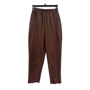 Brown Vintage Stretch Dress Pants or Lounge Pants, Size 6